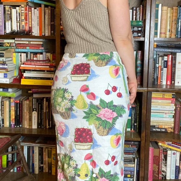 Vintage Henry & Harvie Midi Pencil Skirt, Small - Picture 3 of 4